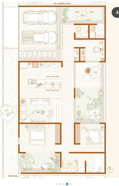 the floor plan for a small house