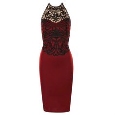 Womens maroon halter neck sleeveless bodycon dress Resort Dresses, Women Clothing Boutique, Top Pattern, Retro Dress