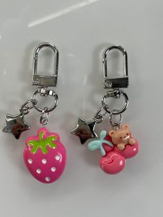 Silver Kawaii Keychains, bag charm, purse charm Cute Kawaii Keychains, Key Chains Kawaii, Cheap Cute Pink Bag Charm, Cutecore Keychain, Cute Pink Bag Charm Keychain, Cheap Multicolor Kawaii Keychains, Chains Aesthetic, Finding A Hobby, Cute App