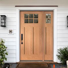 PINNACLE Craftsman 6 Lite Glass Exterior Fiberglass Door - Krosswood Double Wood Front Doors, Glass Exterior Door, Craftsman Exterior Door, Wide Front Doors, Craftsman Front Doors, Glass Exterior, Fiberglass Exterior Doors, Front Door Styles, Fiberglass Front Door