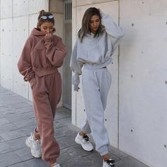 Overview: Fashion design, 100% Brand New, high quality Product Information: Material: Polyester Combination form: Set Sleeve Type: Long Sleeve Color: Bean Paste Grey Size Information: Studio Lounge, Uni Fashion, Sports Sweater, Look Winter, Celana Fashion, Sweatpants Outfit, Hoodie Coat, Tracksuit Set, Clothes Women