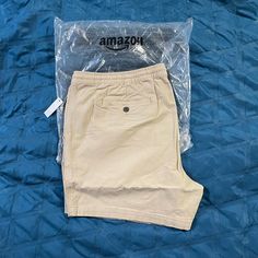 New With Tags Good Threads Mens Canvas Stretch Shorts. Size Xxl Casual Cotton Bottoms For Big And Tall, Big And Tall Cotton Shorts, Casual Big And Tall Bottoms With Built-in Shorts, Navy Blue Flats, Trendy Beach, Blue Flats, Stretch Chinos, Shorts Men, Mens Essentials