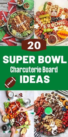 super bowl party ideas that are perfect for any football fan in the house, including snacks and desserts