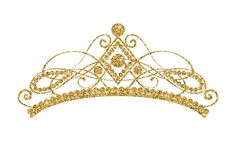 Diadema brillante. Tiara de oro aislada en el fondo blanco. Tiara Drawing, Golden Tiara, Crown Png, Crown Template, Gold Tiara, 카드 디자인, Queen Crown, Princess Crown, Banner Printing