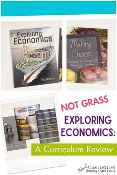 three books with the title not grass exploring economic