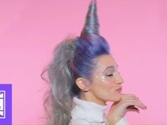 There’s now a unicorn hair tutorial — and yes, it includes a horn Rainbow Dyed Hair, Unicorn Hair Color, Wacky Hair Day Ideas, Dyed Tips, Hair Dye Tips, Wacky Hair Day, Best Hair Dye, Hair Dyed, Unicorn Makeup