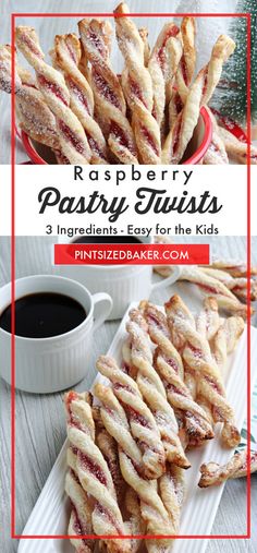 raspberry pastry twists recipe for the kids