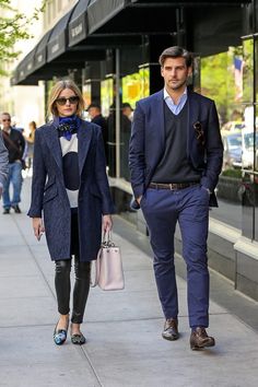 Casual Mens Outfits, Olivia Palermo Outfit, Dapper Man, Unique People, Couple Style, Stylish Couple