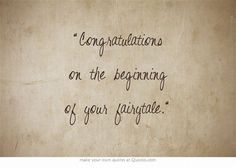 a piece of paper with the words congratulationss on the beginning of your marriage written in cursive writing