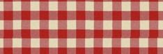 a red and white checkered table cloth