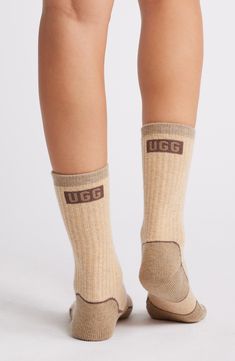 A wool blend warms these cozy crew socks made with a tonal colorblocked pattern. They get extra performance from cushioning and a supportive ribbed arch. Wool/nylon Machine wash, tumble dry Imported Wool Socks, Mustard Seed, Crew Socks, Wool Blend, Mustard, Arch, Nordstrom, Socks, Wool