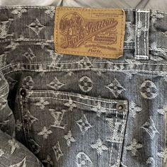 Louis Vuitton Grey Denim Jeans Worn A Few Times In Great Condition Lv Jeans, Louis Vuitton Pants, Louis Vuitton Jeans, Grey Denim Jeans, Grey Denim, Jeans Color, Denim Jeans, Women Jeans, Louis Vuitton