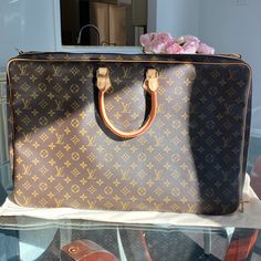 Louis Vuitton Suit/Dress Carrier Luggage Brand New Never Used Excellent Condition No Longer Sold In Stores Includes All Accessories -2 Gold Louis Vuitton Hangers -Lock -Luggage Tag And More Monogram Authenticity Card Upcycled Louis Vuitton Luggage, Louis Vuitton Suit, Gold Louis Vuitton, Louis Vuitton Keepall 55, Louis Vuitton Keepall 45, Louis Vuitton Keepall 50, Louis Vuitton Luggage, Louis Vuitton Travel Bags, Monogram Luggage