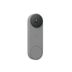 the google home camera is shown on a white background