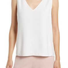 With A Flowy Fit And Dipped Necklines Marking The Front And Back, This Is A Nordstrom Made Tank You'll Want To Wear Everyday. The Color Of This Item Is Called Pink Adobe. It Got Professionally Dry Cleaned And Is Ready For Shipping. Nordstrom Casual Workwear Tops, Nordstrom Sleeveless Summer Tops, Nordstrom Sleeveless Tops For Summer, Nordstrom V-neck Tops, Nordstrom White Spring Top, White Nordstrom Top For Spring, Nordstrom Sleeveless Tops For Spring, Nordstrom White Tops For Spring, Casual Sleeveless Tops From Nordstrom