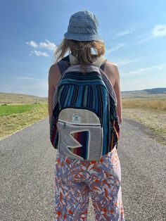 Entirely handmade in hemp and gheri woven cotton typical of Nepal 🇳🇵 ❇️ Main stash pocket. ❇️ Two side bottle pockets. ❇️ Laptop storage space. ❇️ Three zipped front pockets. ❇️ The backpack straps are adjustable. Hemp fabric is made using a manual wooden weaver, it is characterized by the irregularity of the fabric and is very appreciated for its strength and durability. Dimensions of the bag fully open and flat: 📏 40cm x 50cm 🎒 approximately 20L Environmentally friendly product. ♻️ Hemp cu Bohemian Backpack In Natural Color For Everyday Use, Bohemian Woven Backpack For Daily Use, Bohemian Woven Backpack For Everyday Use, Bohemian Style Natural Color Backpack For Everyday Use, Bohemian Backpack For Festivals, Bohemian Multicolor Backpack For Festival, Casual Fair Trade Bags, Bohemian Natural Color Backpack, Bohemian Handmade Backpack For Travel