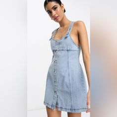 Asos Design Denim Pinny Dress With Button Tthrough In Lightwash Blue Dress Sz 6 Tags: Spring, Summer, Country, Western, Boho, Festival, Concert, Anthro, Anthroplogie Yo, Dark, Solid, Feminine, Nwt, Never Worn, Brand New, Y2k, 90’s, Floral, Resort, Cruise, Vacation, Lace, Midi Skirt, Bohemian, Flirty, Maxi Skirt, Co Ord, Coordinates, Co-Ord Set, Uo, Urban Outfitters, Cropped, Crop, Crochet, Eyelet, Vintage, Linen, Coastal, Swim, Tropical, Reformation, Cos, Frankie, Babaton, Aritzia, Wilfred, Prep Denim Mini Dress With Buttons, Light Wash Denim Mini Dress With Button Closure, Button-up Denim Mini Dress, Medium Wash Denim Mini Dress With Buttons, Blue Denim Dresses With Button Closure, Blue Denim Buttoned Dress, Blue Denim Mini Dress With Buttons, Blue Denim Button Mini Dress, Dark Wash Mini Dress With Button Closure