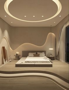 Bedroom interior design modern luxury Luxury Bedroom Design, Dream House Rooms, Aesthetic Rooms, Bedroom Ceiling Light, Room Makeover Bedroom, Dream Room Inspiration, Luxury House Designs, Dream House Interior, Star Citizen