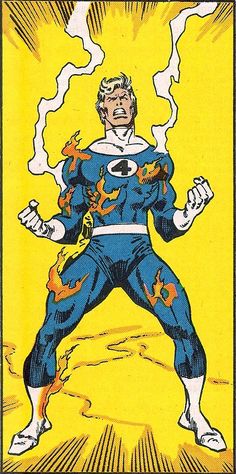 an image of the flash man from dc comics, with flames coming out of his chest