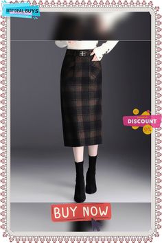 Regular Fit Plaid Urban Skirt Winter Office Skirt With Pockets, Fall Midi Pencil Skirt With Pockets, Winter Office Mini Pencil Skirt, Winter Lined Pencil Skirt, Lined Pencil Skirt For Winter, High Waist Mini Skirt For Office In Winter, Knee-length Winter Office Pencil Skirt, Casual Knee-length Pencil Skirt For Winter, Office Knee-length Winter Skirt