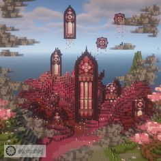 Minecraft Giant Door Design, Minecraft Magical Castle, Giant Nether Portal Design, Minecraft Build Styles, Witchy Minecraft Builds, Minecraft Shrine, Minecraft Kingdom, Minecraft Building Ideas, Mc Ideas