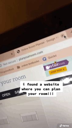 an image of a web page with the caption'i found a website where you can plan your room '