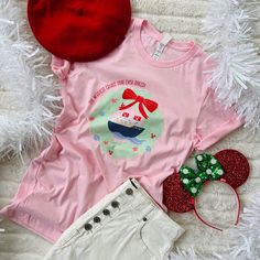 Disney Cruise Christmas, Mickey Ornaments, Merry Shirt, Disney Christmas Party, Disney Cruise Family, Hidden Mickeys, Disney Family Vacation Shirts