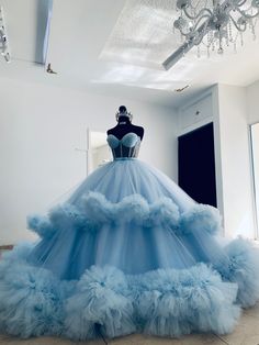 Puffy Prom Dresses, Ball Gown Quinceanera Dresses, Tulle Prom Dresses, Quinceanera Dresses Blue, Pretty Quinceanera Dresses, Gorgeous Prom Dresses, Sweetheart Prom Dress, Princess Ball Gowns