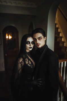 ;#fashion,#style,#outfitinspiration,#beauty Gomez And Morticia Costume Couple, Dracula And Wife Costume, Vampire Couples Halloween Costume, Dracula Family Costume, Villan Halloween Couple Costumes, Classic Couple Halloween Costumes, Elvira Couples Costume, Dark Couple Halloween Costumes, Halloween Cosplay Couple