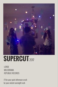 an advertisement for the upcoming album, supercut 2011