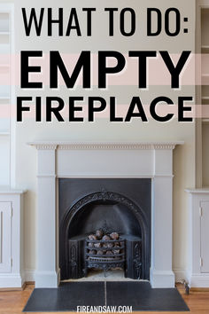 empty fireplace with pinecones Fireplace Fillers Ideas, How To Decorate An Old Fireplace, Decorate An Unused Fireplace, Fireplace Non Working Decor, Hole In The Wall Fireplace Ideas, Not Used Fireplace Ideas, Fireplace Non Working Ideas, Books In A Fireplace, Firescreen Ideas Diy