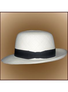 Brand: Gamboa Color: Natural Material: Toquilla Straw Brim: 8 cm. (3 1/10")Grade: 13 - 14 (Fine Fine)learn more Sweatband: Cotton Twill, 3 cm. (1.18") Crown: 11 cm. (4 1/3") Ribbon: Linen Description: A luxurious hat, handmade in Montecristi, the worldwide famous Panama Hat town in Ecuador. This Panama Colonial (Optimo) hat is a top quality, classic and elegant hat. Each hat is individually blocked and trimmed to meet the highest quality standards.Roll Up White Flat Brim Fedora For Formal Occasions, White Fitted Brimmed Panama Hat, White Panama Hat With Curved Brim For Formal Occasions, White Curved Brim Panama Hat For Formal Occasions, White Fitted Panama Hat With Curved Brim, Formal White Panama Hat With Curved Brim, Classic Formal Panama Hat In Toquilla Straw, Elegant White Panama Hat In Toquilla Straw, Classic Panama Hat With Flat Brim For Formal Occasions