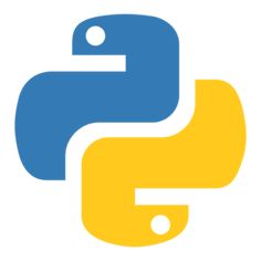 two blue and yellow snakes are shown in this logo