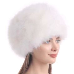 Adjustable Thermal Hat Skiing Hat- Color Is White Faux Fur Accessories, Hat For Winter, Russian Hat, Trio Halloween Costumes, Warm Headbands, Fur Headband, Faux Fur Hat, Russian Style, Fur Accessories