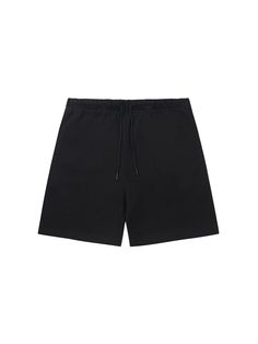 Composition : Cotton 100%Country of Origin : China Black Cotton Shorts With Relaxed Fit, Black Cotton Relaxed Fit Shorts, Black Relaxed Fit Cotton Shorts, Black Relaxed Fit Cotton Athletic Shorts, Black Bottoms With Relaxed Fit And Straight Hem, Black Bottoms With Straight Hem For Summer, Black Relaxed Fit Shorts For Loungewear, Black Relaxed Fit Athletic Shorts For Streetwear, Black Relaxed Fit Shorts