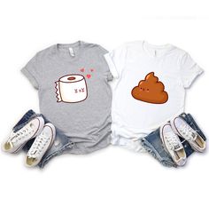 Funny Couple Matching T-Shirts, Valentines Day Couples Shirts, His and Her, You and Me Shirt, Anniversary Shirt, Valentine Long Sleeve Tee Breastfeeding Shirt, Couples Shirts, Matching T Shirts, Personalized Matches, Funny Couple, Valentines Day Couple, Anniversary Shirt, Funny Baby Onesies, Couple Tshirts