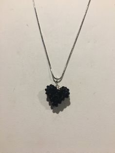 "Beautiful Sparkling Swarovski Puiffed heart crystal necklace is on a 16\" silver chain with and extender so you can adjust the size of the necklace for the perfect fit ! 3/4\" at the widest part of the heart and 1/2\" tall. Please check out my other listings ! I do have another listing with a bigger heart and different colors... Please feel free to ask any questions as I do not accept returns ! Thank You !" Sterling Silver Crystal Necklace With Heart Charm, Crystal Heart Necklace With Heart Charm, Valentine's Day Heart Pendant Crystal Necklace In Sterling Silver, Valentine's Day Sterling Silver Crystal Heart Pendant Necklace, Valentine's Day Sterling Silver Heart Pendant Crystal Necklace, Heart Crystal Necklace, Parts Of The Heart, Heart Crystal, Puffed Heart