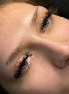 Dark lash extenshions Princess Eyelash Extensions, Russian Lashes Extensions, Dark Lash Line Extensions, Open Eye Volume Lash Extensions, Volume Eyelash Extensions Styles, Soft Volume Lash Extensions, Wispy Classic Lash Extensions, Lash Extensions Russian, Lash Extensions D Curl