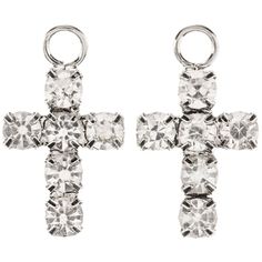 Create a wearable piece of art with Rhinestone Cross Pendants! Featuring clear rhinestones, these pendants are sure to incite compliments. Add them to your next jewelry creation and keep it for yourself, or create a one-of-a-kind thoughtful gift for a loved one! Details: Length: 1/2" Width: 3/8" Metal Color: Silver Card contains 2 pendants. Crystal Rhinestone Cross Pendant Jewelry, Crystal Cross Pendant Jewelry With Rhinestones, Crystal Cross Pendant With Rhinestones, Diamond Cross Jewelry With Rhinestones, Cross-shaped Diamond Jewelry With Rhinestones, Crystal Cross Jewelry With Rhinestones, Crystal Rhinestone Cross Jewelry, Gift Jewelry With Handset Crystal Stones, Diamond White Crystal Cross Pendant Jewelry