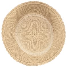 For a more classic look, turn to our handmade crochet brim hat with scalloped edges! This hat comes in two colors, both matching any style that you have every day, at the beach or pool. Features: Packable 3" brim Hat size: 57cm One size 100% cotton UPF 50 Beige Crochet Brimmed Sun Hat, Beige Crochet Wide Brim Sun Hat, Brimmed Crochet Sun Hat In Natural Color, Natural Crochet Brimmed Sun Hat, Natural Brimmed Crochet Sun Hat, Beach Hat With Adjustable Crochet Lace, Beach Hat With Crochet Lace And Adjustable Fit, Adjustable Beige Crochet Hat, Beige Crochet Sun Hat