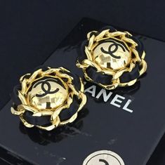 Beautiful Authentic Chanel Cc Logo Twist Gold Tone Earrings/Ut2186. The Overall Is Like New,Barely Used. Mint Condition. Please Look At Pictures Lots Of Life Left. Gorgeous Pair Of Chanel Earrings. Date Code:26. Made In France. Luxury Black Brooch Jewelry, Luxury Black Jewelry Brooch, Luxury Black Jewelry With Brooch, Designer Black Clip-on Earrings, Designer Black Clip-on Jewelry, Designer Black Round Earrings, Luxury Black Clip-on Earrings For Formal Occasions, Designer Clip-on Evening Jewelry, Designer Clip-on Jewelry For Evening