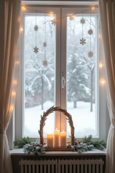 15 Best Christmas Window Decorations Ideas to Brighten Every Room Window Sill Decor Christmas, Window Decoration Ideas, Window Decor Ideas, Window Sill Decor, Window Decoration