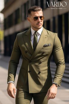 >>ORIGINAL ARTWORK AND CONTENT, PLEASE DO NOT COPY<< Men Suits, Suits For Man, Khaki Green Double Breasted Suit for Men - Stylish Formal Attire, Formal Attire, Formal Fashion Slim Fit Suit, Formal piece Wedding Suit, Double Breasted, Formal Fashion Slim Fit Suit. Elevate your style with our Khaki Green Double Breasted Suit for men, the epitome of refined elegance. Crafted with precision and designed for the modern gentleman, this timeless suit exudes sophistication and charm. 👔 Must-have for Every Wardrobe: This versatile double-breasted suit is the perfect addition to your formal attire collection, suitable for weddings, business meetings, or any special occasion. Its exquisite design and rich khaki green color will make you stand out in the crowd. ✨ Impeccable Craftsmanship: Our suits a Luxury Brown Single Breasted Sport Coat, Luxury Single-breasted Sport Coat With Stand Collar, Luxury Professional Suit And Tie Accessories For Formal Occasions, Luxury Classic Sport Coat With Stand Collar, Luxury Button-up Sport Coat With Hidden Button Closure, Khaki Groomsmen, Mens Double Breasted Suit, Suit For Men Stylish, Green Double Breasted Suit