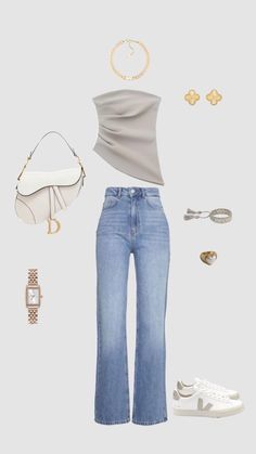 Small Chest Outfits, Day Date Outfit, Summer Dinner Outfit, Lunch Outfit, Looks Pinterest, Outfit Inspo Casual, Casual Day Outfits, Elegante Casual, Trendy Outfit