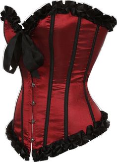 Elegant Red Underbust Corset, Satin Corset Dress With Underwire, Fitted Satin Coquette Corset, Fitted Satin Corset In Coquette Style, Red Corset With Boned Bodice And Sweetheart Neckline, Fitted Satin Underwire Corset Dress, Fitted Satin Corset Dress With Underwire, Fitted Strapless Corset With Lace Trim, Gothic Corset With Sweetheart Neckline And Corset Back