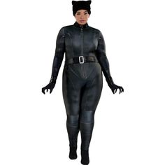 Prowl Gotham City as the feline fatale, Catwoman, in this plus size costume based on the film The Batman. Batman Halloween, Knit Cat, Cat Burglar, Batman Costumes, Plus Size Costume, Batman And Catwoman, Knitted Cat, Halloween Store, Costume Themes