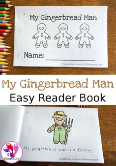 the gingerbread man is an easy and fun book for kids to learn how to read