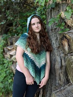 In a world of fast fashion, investing into a handcrafted piece can be rewarding and a better sustainable option.  This is a handmade poncho with green Gradient acrylic cotton mix yarn.  This poncho is adult sized with arm holes, hood, and generally fitting sizes S - L. If you desire a larger or smaller size then message me. Green One Size Poncho For Summer, Green One-size Summer Poncho, Bohemian Green Poncho For Spring, Green Bohemian Poncho For Spring, Oversized Green Poncho Casual Style, Oversized Green Casual Poncho, Green Beach Poncho, Green Shawl Poncho One Size, Green One-size Shawl Poncho