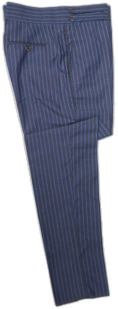 Pinstripe Dress Pants With Welt Pockets, Tailored Striped Pants With Welt Pockets, Striped Business Pants With Welt Pockets, Tailored Striped Dress Pants With Welt Pockets, Striped Pants With Welt Pockets For Business, Striped Tapered Leg Business Bottoms, Striped Tapered Leg Bottoms For Business, Striped Dress Pants With Welt Pockets For Business, Striped Straight Leg Business Pants