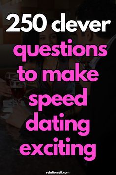 Feeling nervous about speed dating? These fun questions will keep the conversation flowing and help you make lasting impressions. Save this to ace your next speed date!